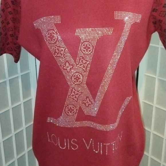 Louis Vuitton Cranberry Sweater Mini Dress - Picture 4 of 9